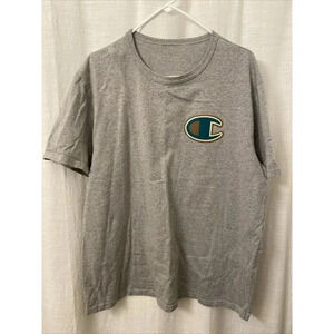 Champion Men’s T Shirt Gray Large shirt sleeve casual